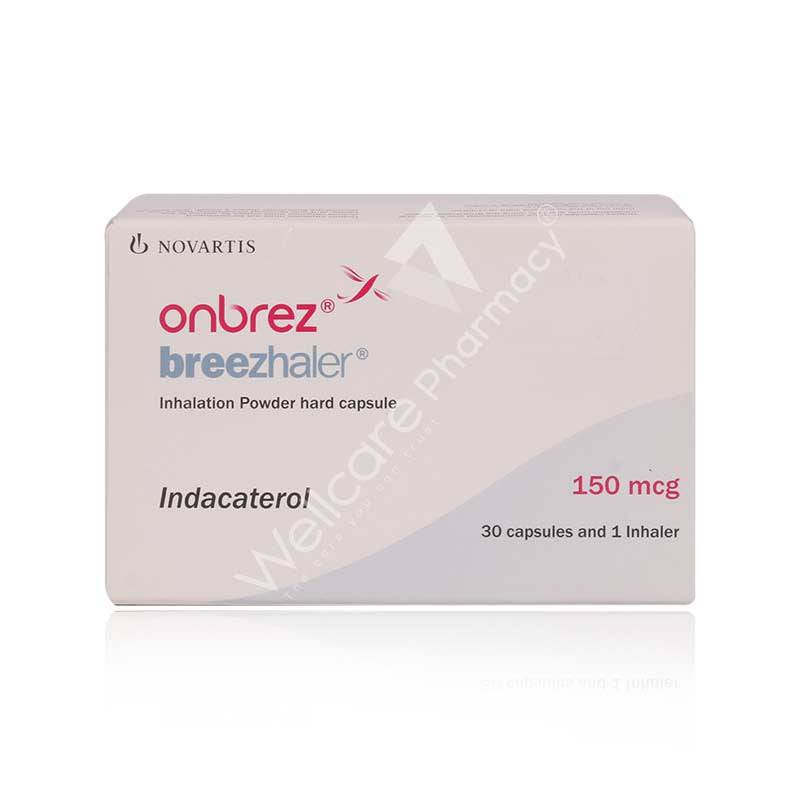 Onbrez Breezhaler 150Mcg 30 Cap +Inhaler - Wellcare Pharmacy