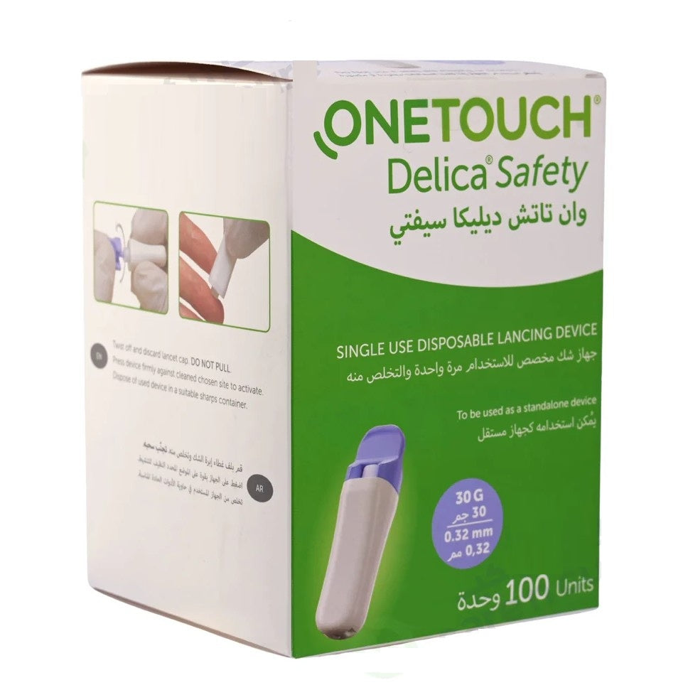 One Touch Delica Safety Lancet 100'S - Wellcare Pharmacy