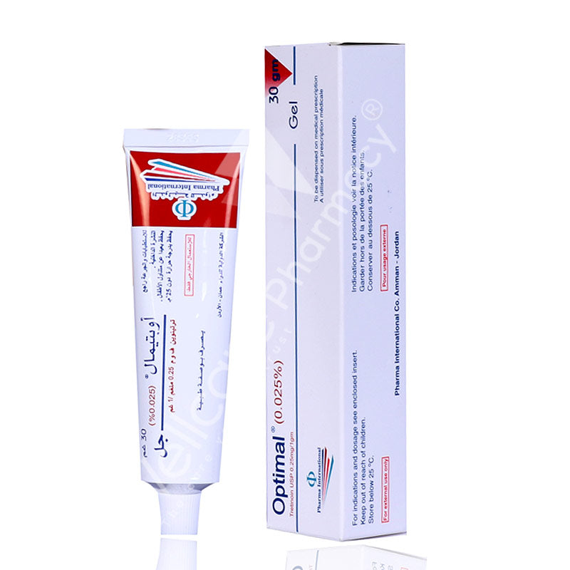 フェイスクリーム Optimal Cream Gel 25ml Optimal 0.025% Gel 30gm