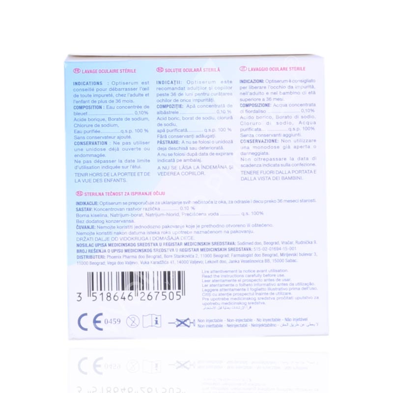Optiserum Eye Wash 10x5ml
