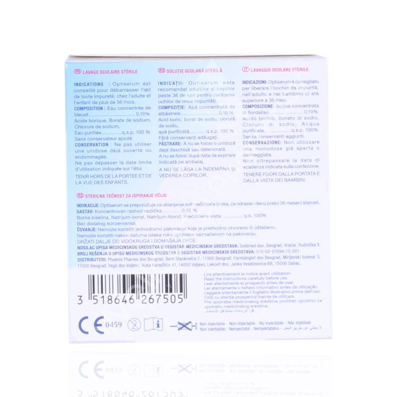 Optiserum Eye Wash 10X5ml - Wellcare Pharmacy