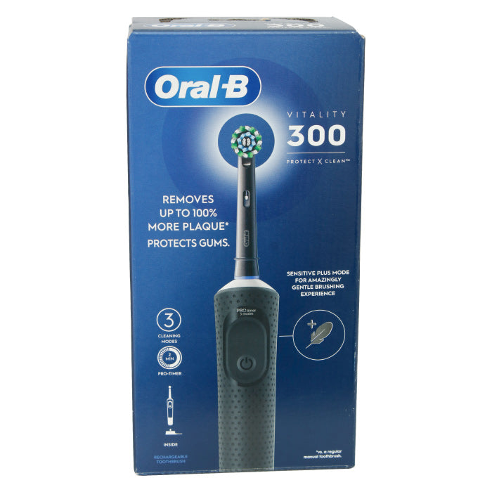 Oral B Vitality 300 D103.413.3 Crbx Bk Rechargeable Toothbrush