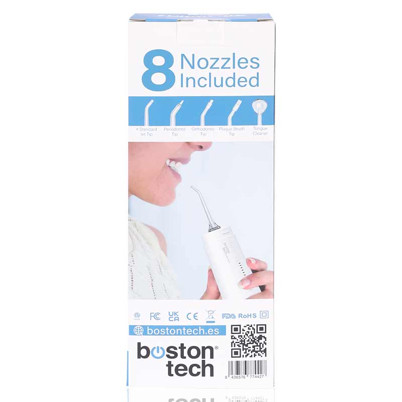 Oral-Teck Boston Tech Ultracare One Water Flosser With 8 Nozzles