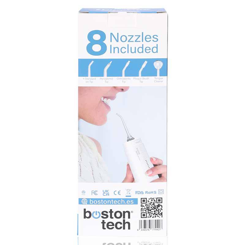Oral-Teck Boston Tech Ultracare One Water Flosser With 8 Nozzles