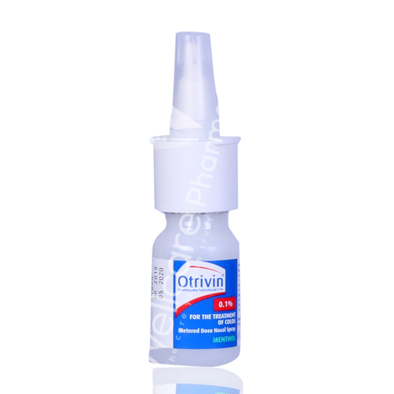 Otrivin Menthol 0.1% Adult Spray 10Ml