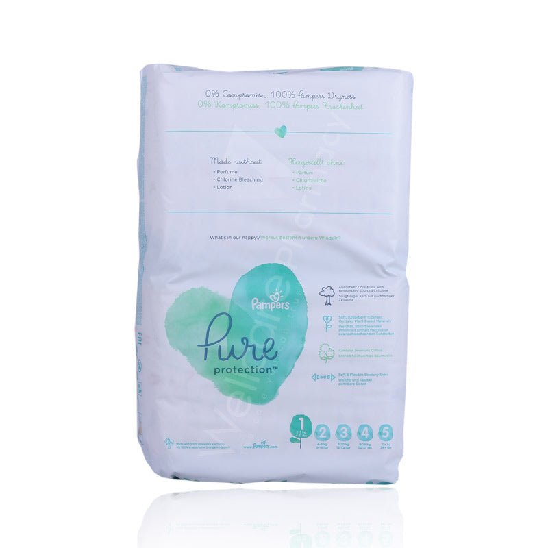 Pampers No1 Pure Protection 2-5Kg 50'S