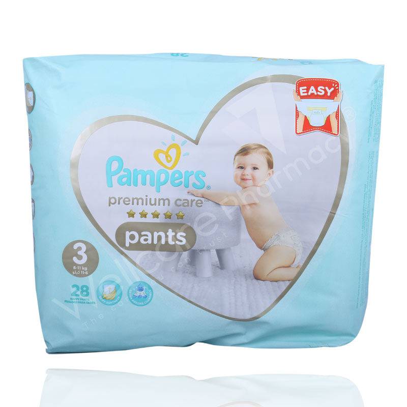 Pampers No3 Premium Care Pants 28'S – Wellcare Pharmacy