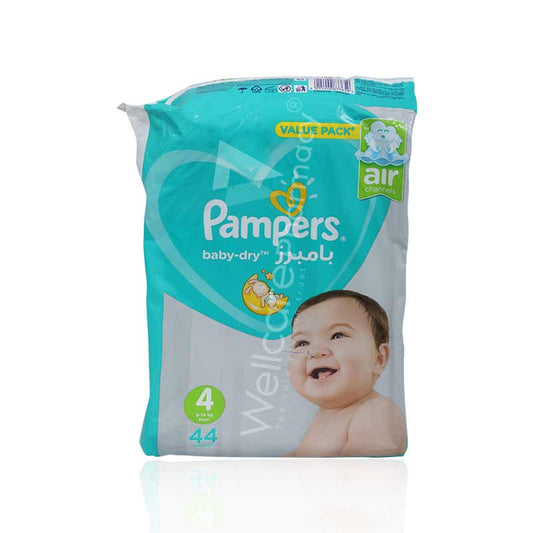 Pampers No4 9-14 Kg Diaper 44'S