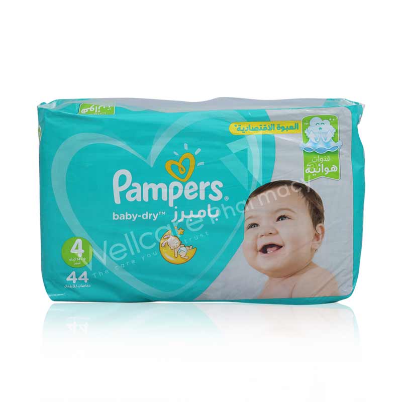 Pampers No4 9-14 Kg Diaper 44'S