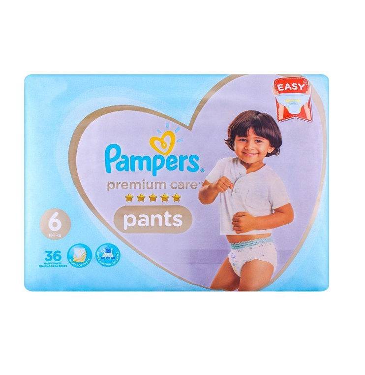 Pampers No6 Pants 16+Kg 36'S