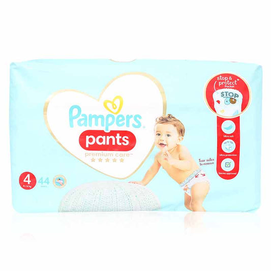Pampers No4 Premium Care Pants 44'S