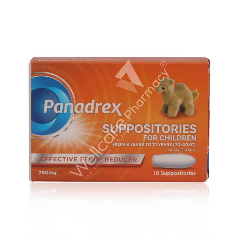 Panadrex 250Mg Suppositories 10'S