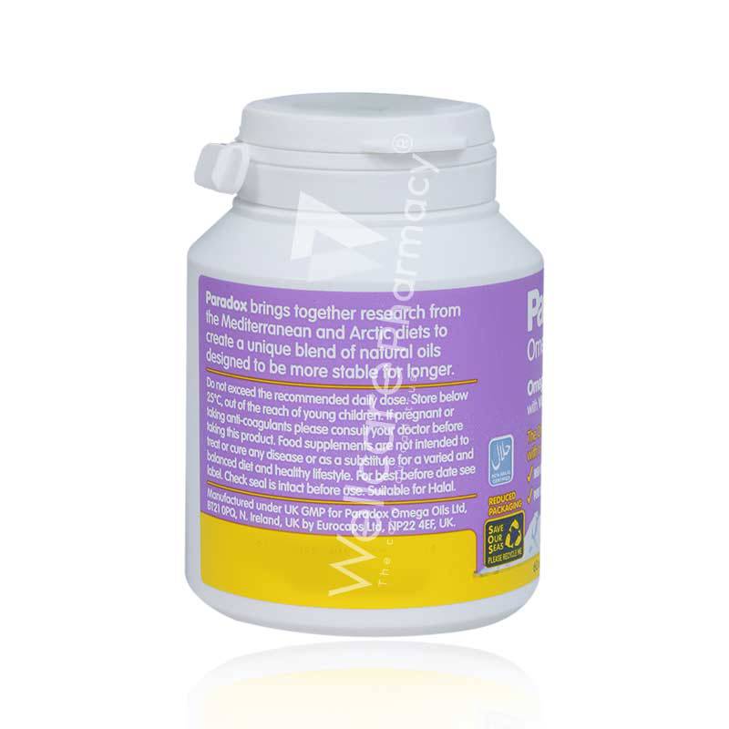 Paradox Omega 3D Fish Oil Chewable Capsules 60'S