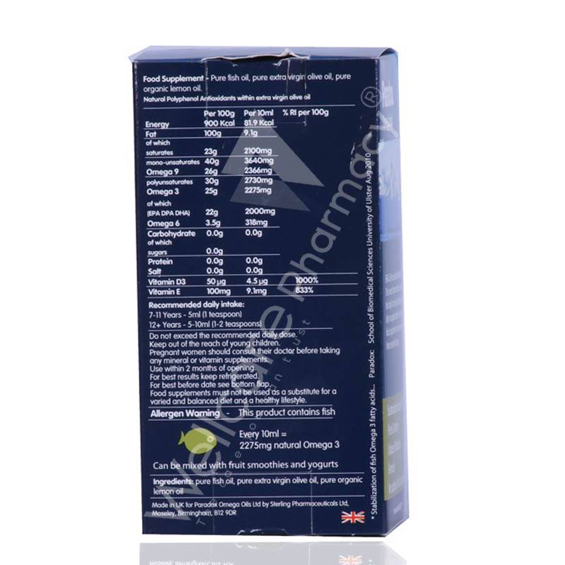 Paradox Omega Liquid 225Ml - Wellcare Pharmacy