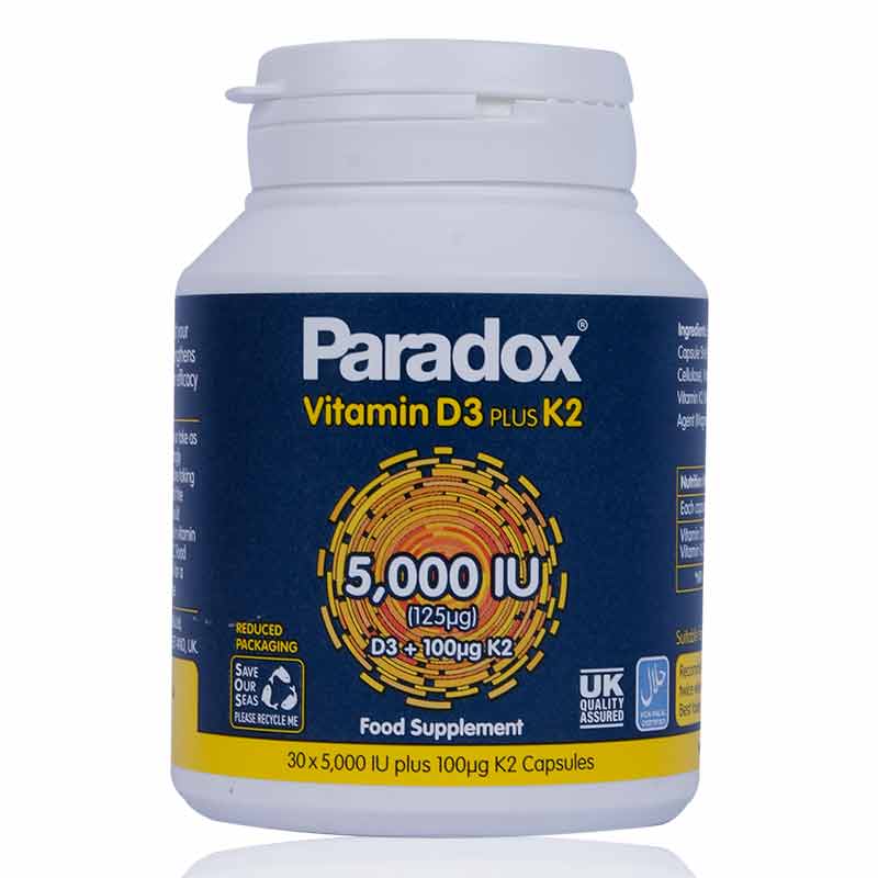 Paradox Vit D3 Plus K2 30'S