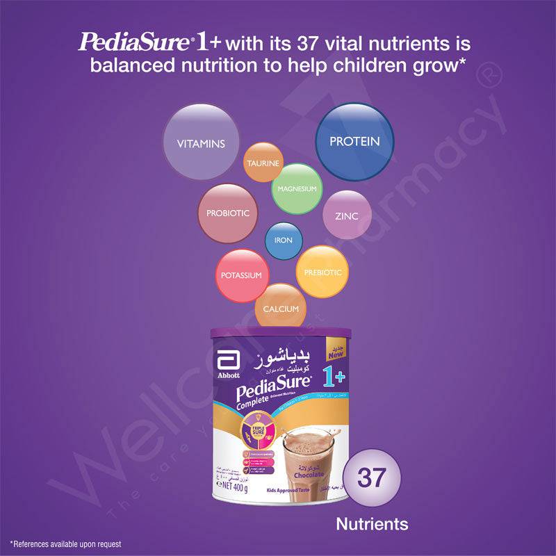 Pediasure 1+ Chocolate 400Gm
