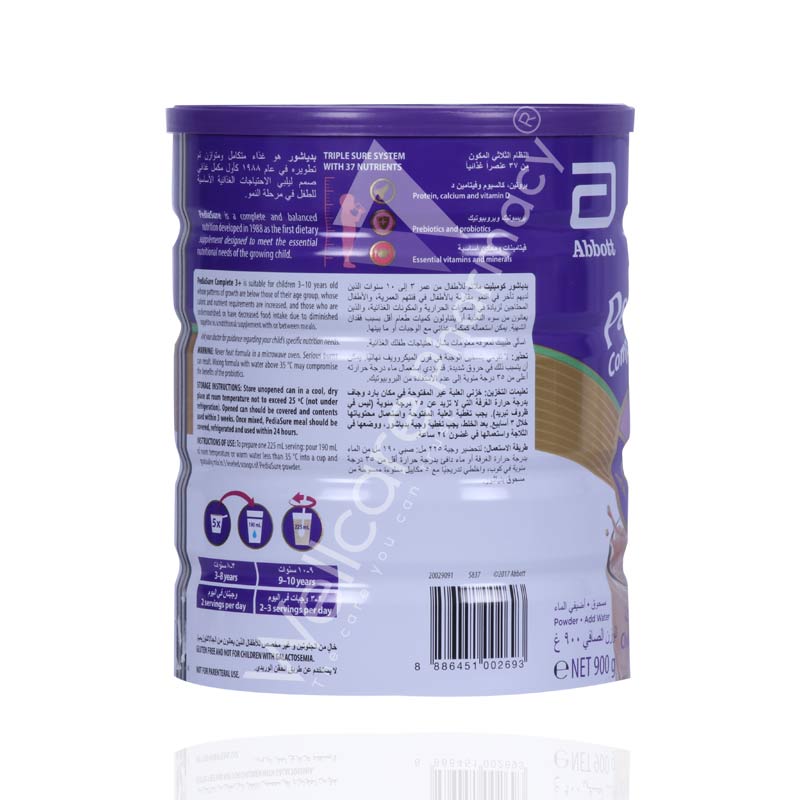 Pediasure 3+ Chocolate 900Gm