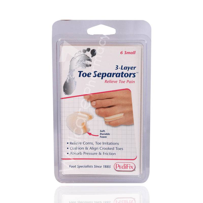 Pedifix 3Layer Toe Separators Medium - Wellcare Pharmacy