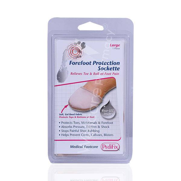 Pedifix P1342 Visco Gel Forefoot Protection Sockette Large