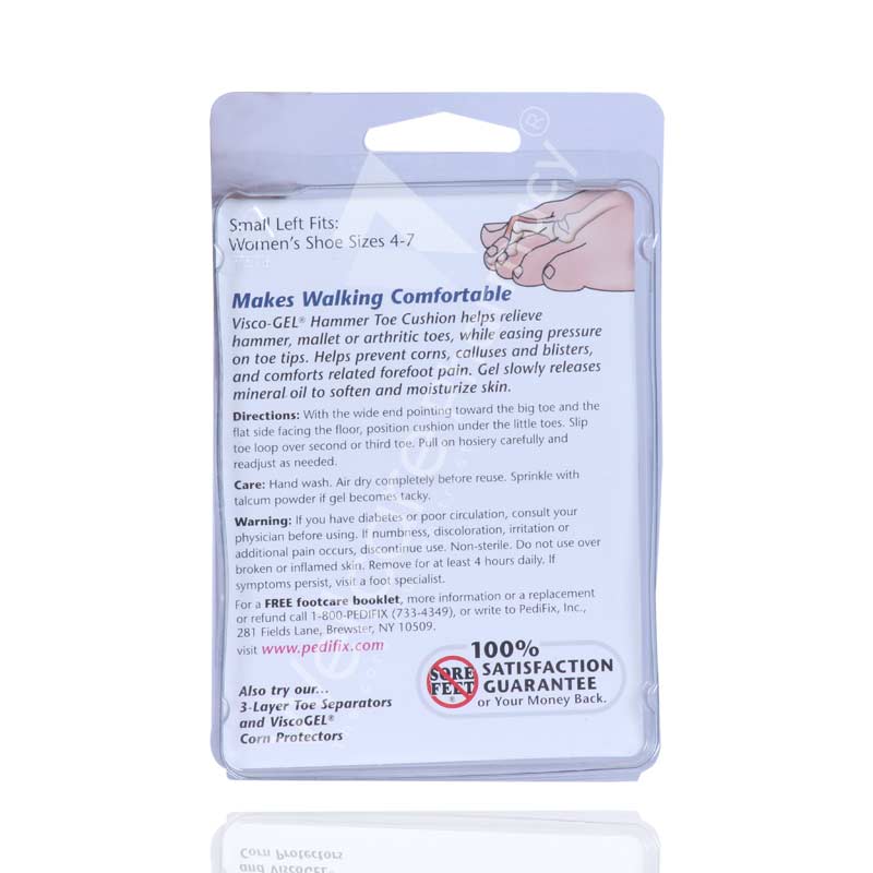 Pedifix Visco Gel Hammer Toe Cushion Bent Support Sl