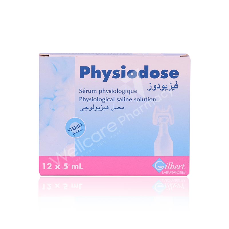 فيزيودوز محلول ملحي 5 مل 1 × 12