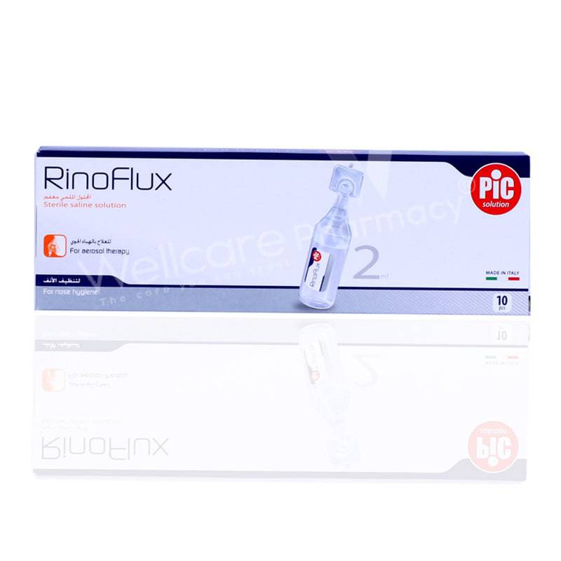 Pic Rinoflux Normal Saline Nasal Drops 2Ml 10'S - Wellcare Pharmacy