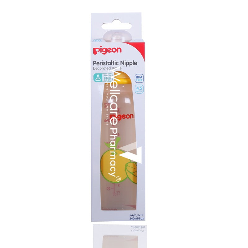 Pigeon Decorated Plastic Bottle 240ml