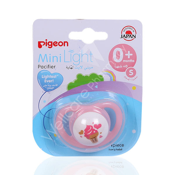 Pigeon Minilight Pacifer Single 0 Months Plus Girl Ice Cream
