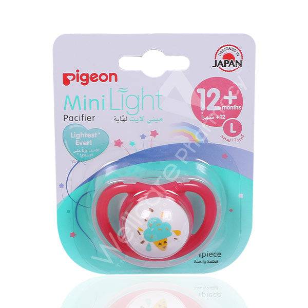 Pigeon Minilight Pacifier Single 12 Months Plus Girl Ice Cream
