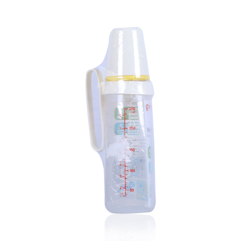 Pigeon Bpa Free Plastic F/Bottle W/Handle 240ml - Wellcare Pharmacy