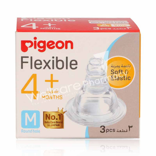Pigeon Silicon Nipples 3'S Medium