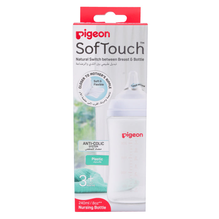 Pigeon Softouch Wn3 Nursing Bottle Glass 240Ml