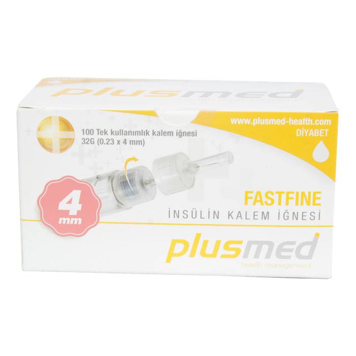 Plusmed Fastfine Insulin Pen Needles 4Mm 32G 100'S