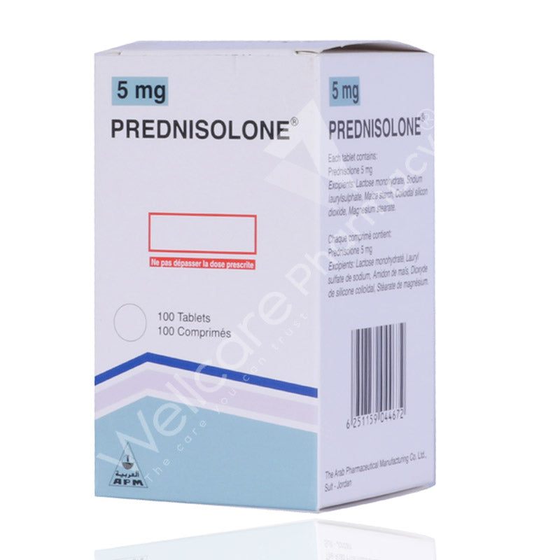 Prednisolone 5Mg Tablets 100'S