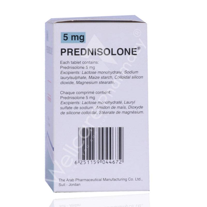 Prednisolone 5Mg Tablets 100'S - Wellcare Pharmacy