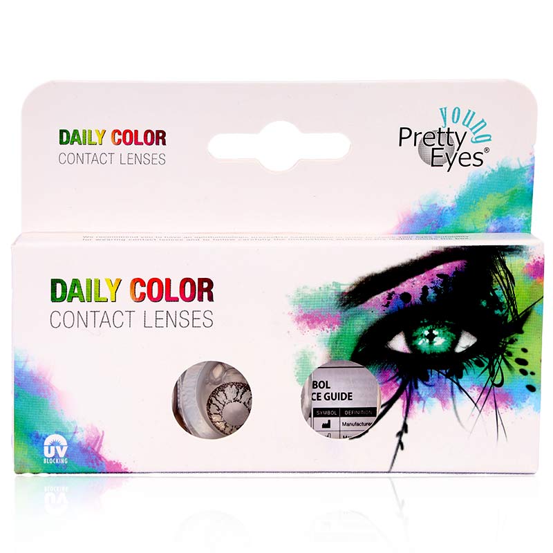 Pretty Eyes Daily Color Lenses Pearl 2'S