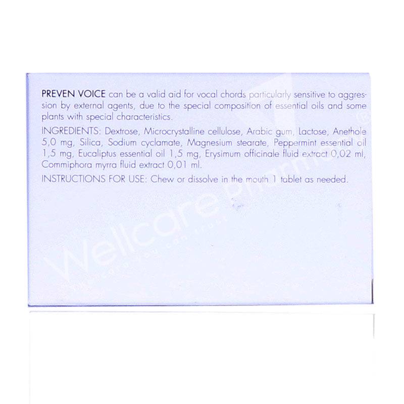 Preven Voice Lozenges 24'S - Wellcare Pharmacy