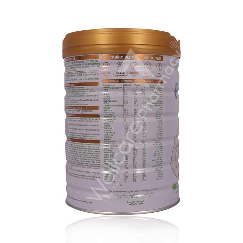 Primalac Ultima No3 1-3Years Milk Powder 400G