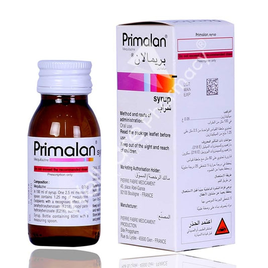 Primalan 30Mg Syrup 60Ml