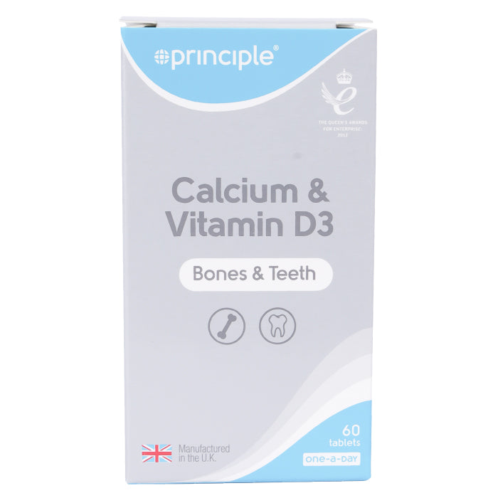 Principle Health Care Calcium 400mg & Vitamin D3 2.5mcg Tablets 1x60'S