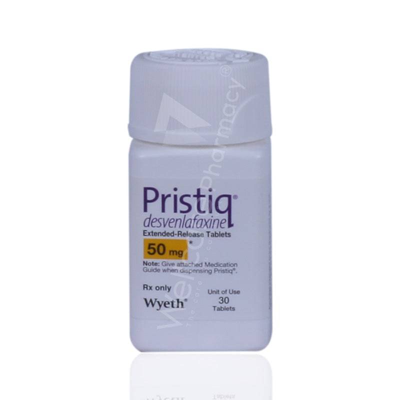 Pristiq 50Mg Tablets 30'S - Wellcare Pharmacy