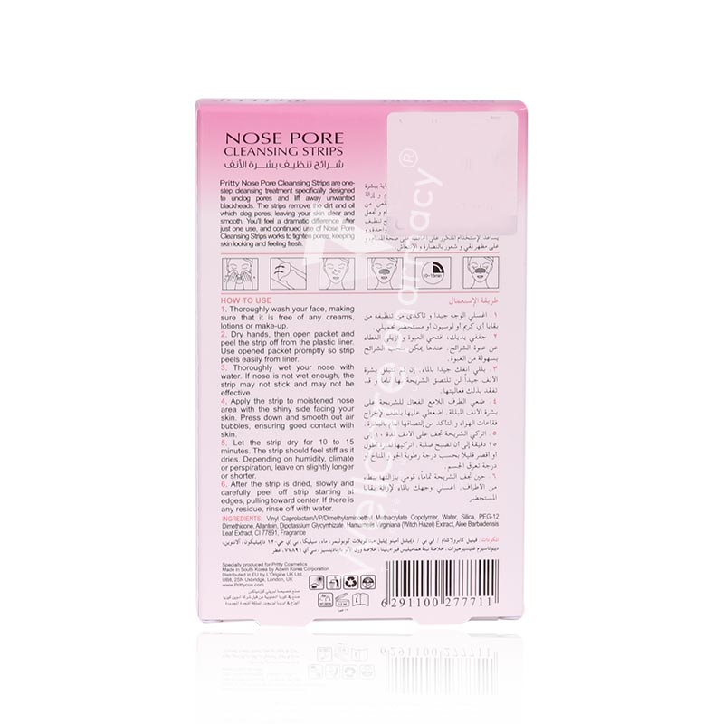 Pritty Nose Pore Cleansig Strips 6'S