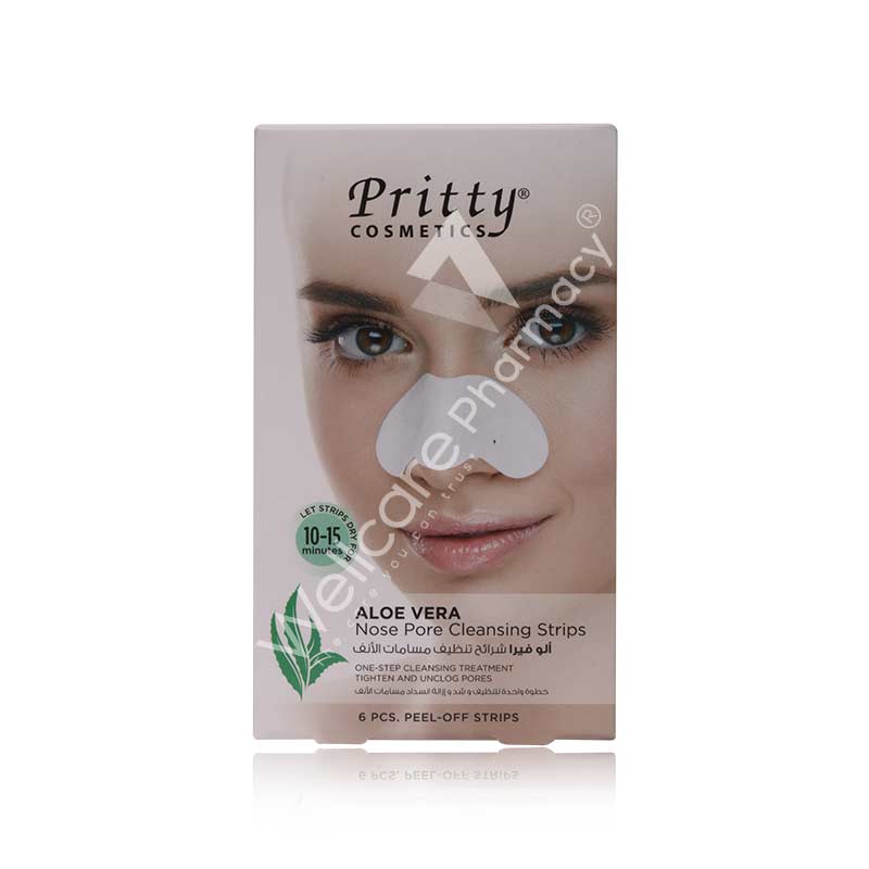 Pritty Nose Pore Cleansing Strips Aloe Vera 6'S