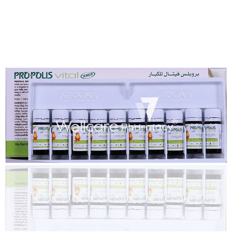 Propolis Vital Senior Vial 10X10ml - Wellcare Pharmacy