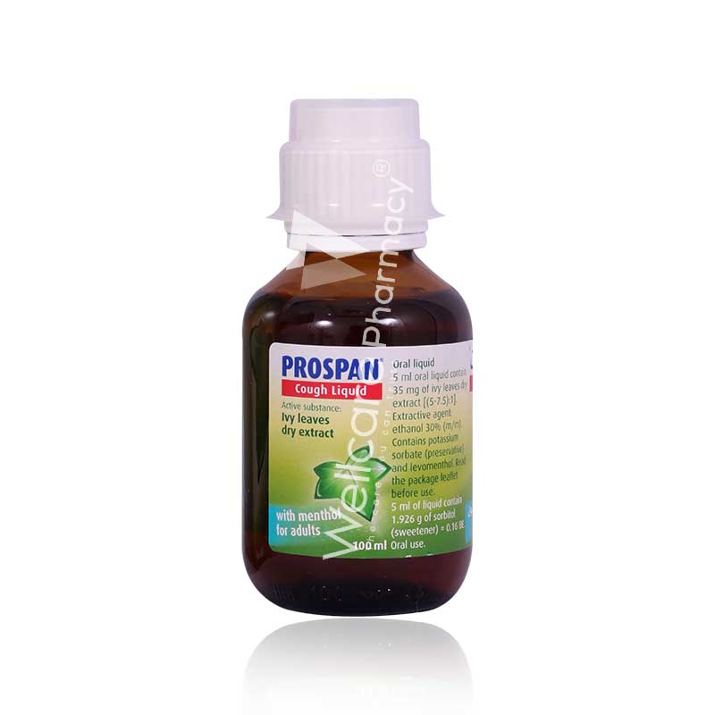 Prospan Cough Liquid With Menthol 100Ml