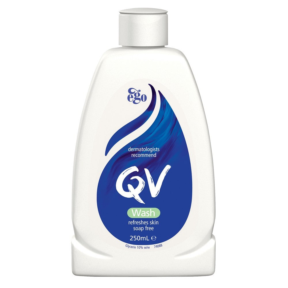 Qv Wash Refreshes Skin Soap Free250ml