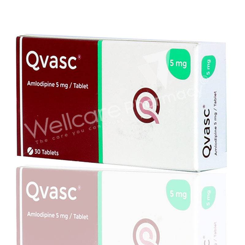 Qvasc 5Mg Tablets 30'S - Wellcare Pharmacy