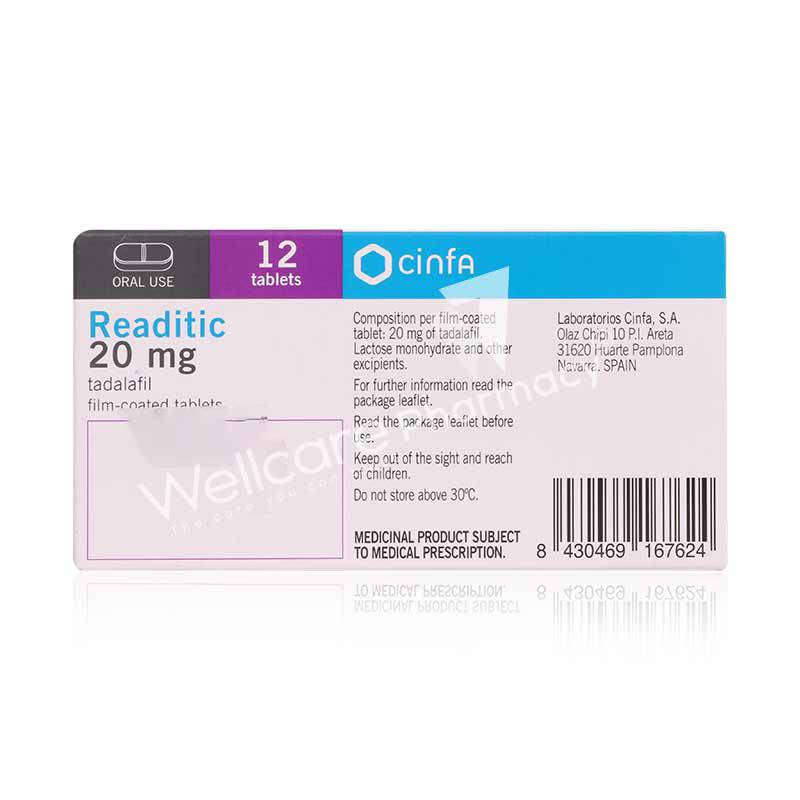 Readitic 20 Mg Tablets 12'S