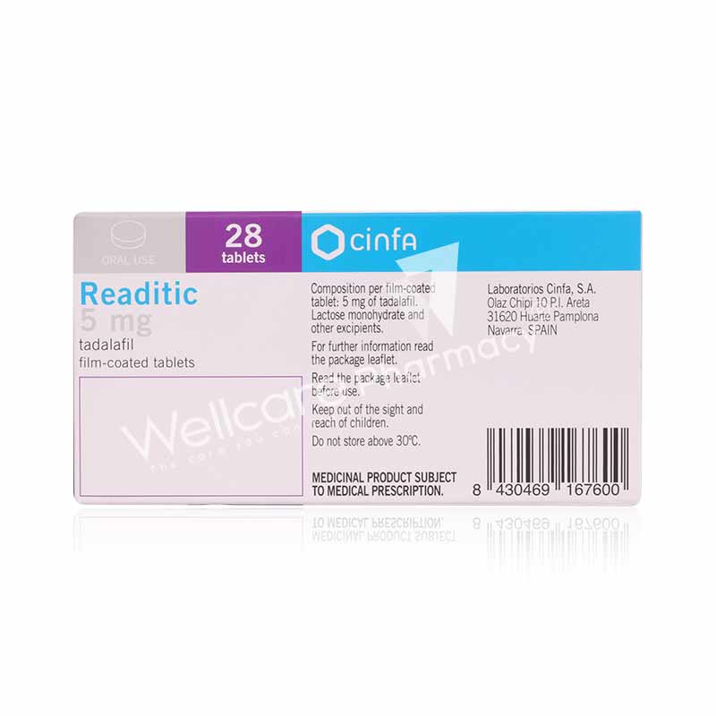 Readitic 5Mg Tablets 28'S