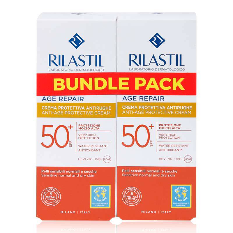 Rilastil 1+1 Age Repair Anti-Age Protective Cream Spf 50+ 40Ml - Wellcare Pharmacy